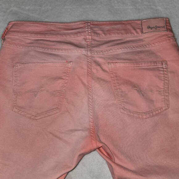 Pepe Jeans Ladies  Pixie Skinny regular waist slim leg washed size 29 - Picture 10 of 12